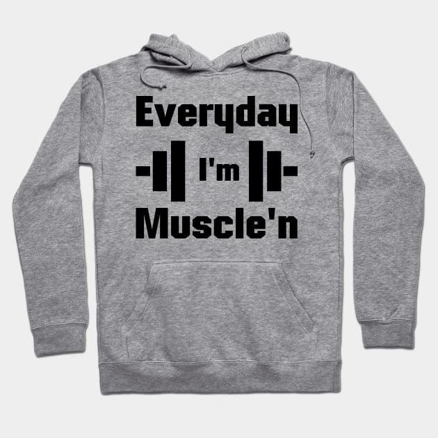Muscle Inspiration Motivation For Men Women Hoodie by macshoptee